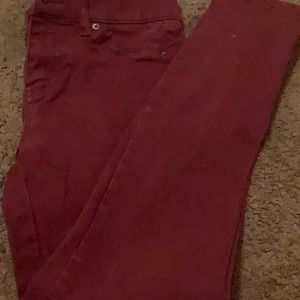 Juices couture size 4 jeans burgundy